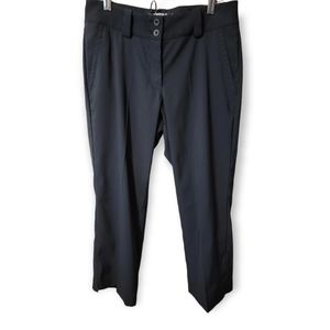 NIKE Golf Tour Performance Dri Fit Black Crop Pant, Womens 4